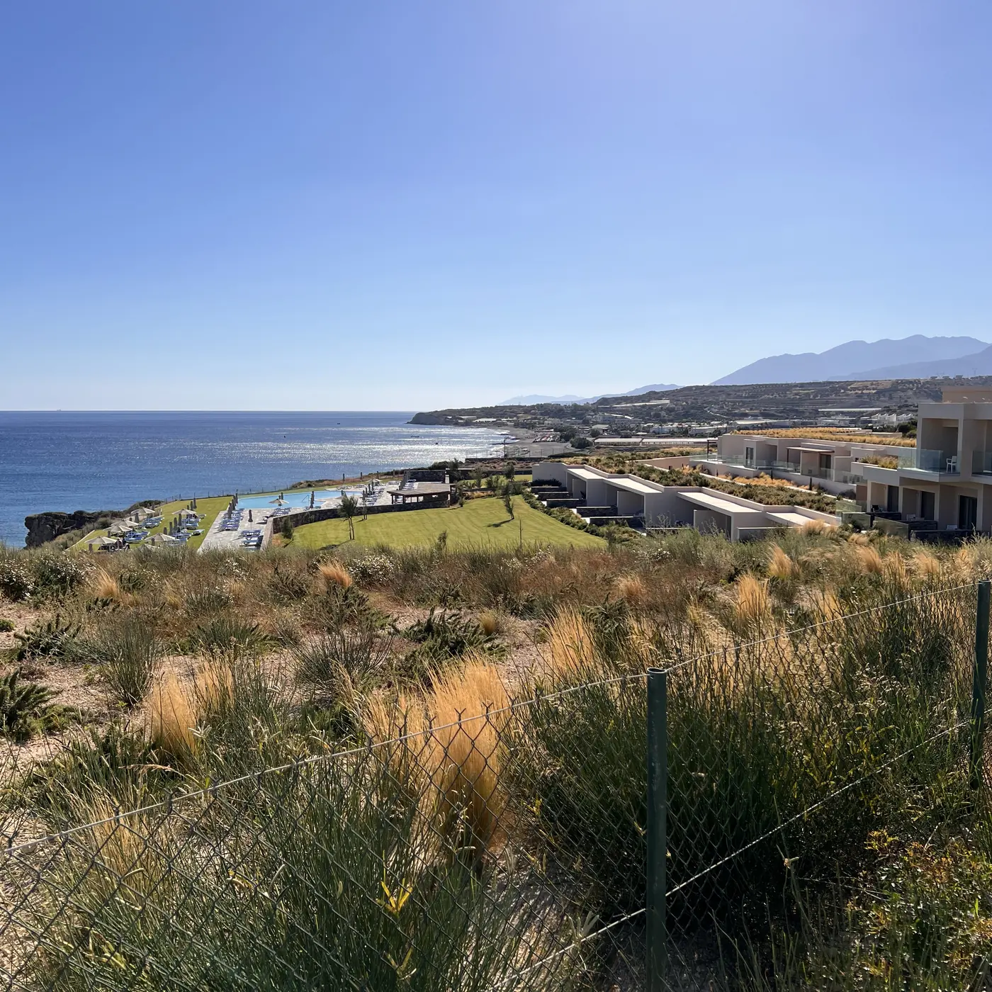 ROBINSON IERAPETRA – Küstenpanorama mit Clubanlage am Libyschen Meer