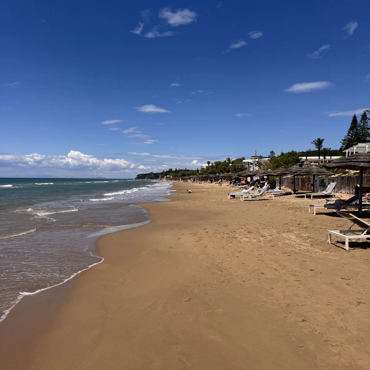 Robinson Club Kyllini Beach – Sandstrand mit Wellen, Panorama Ionisches Meer